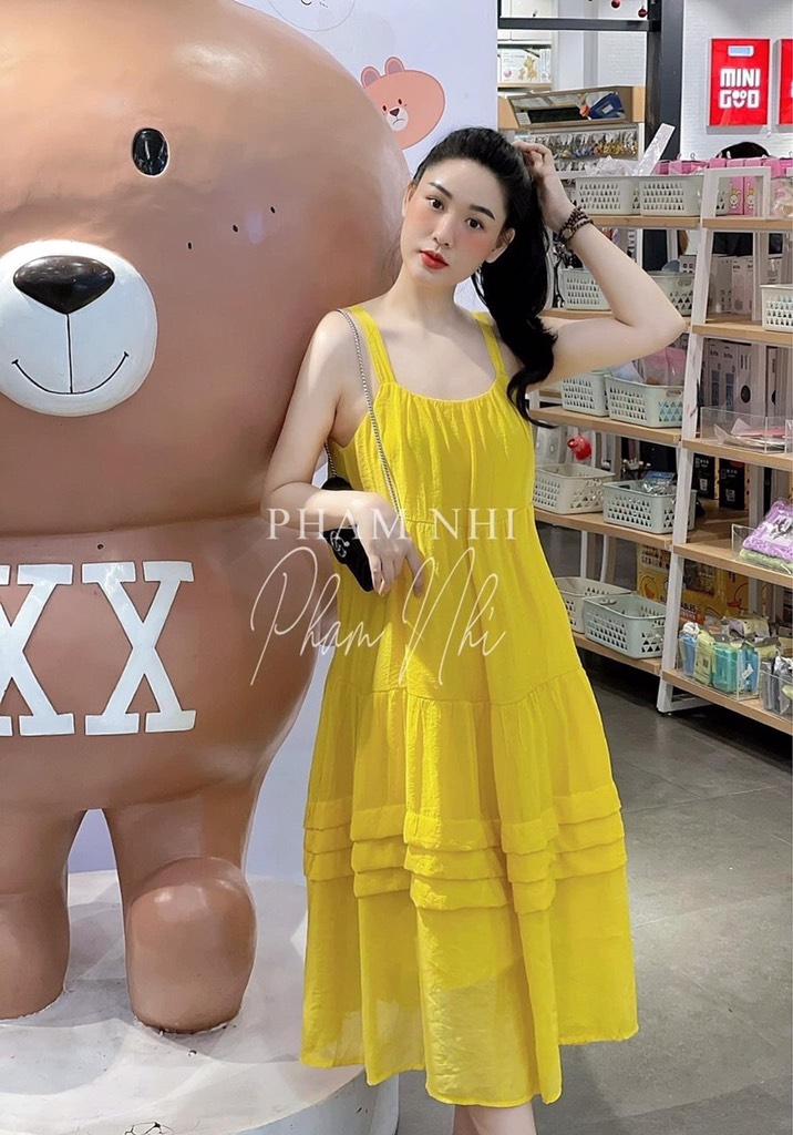 VÁY TƠ LI NGANG 3 TẦNG 2 LỚP
