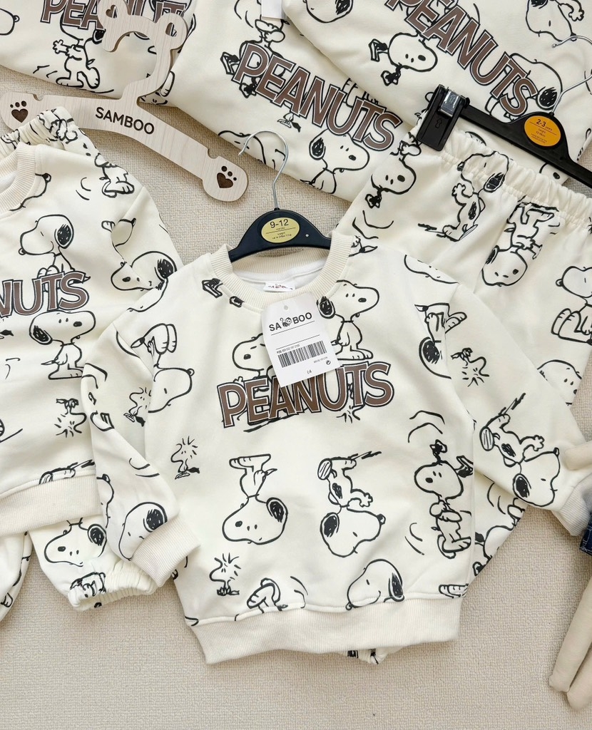 SET DÀI HAI DA CHÚ CHÓ PEANUTS BÉ TRAI