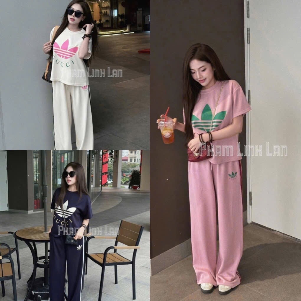 SET BỘ GUCHI PHỐI QUẦN SỌC NỮ(XẢ 130k)