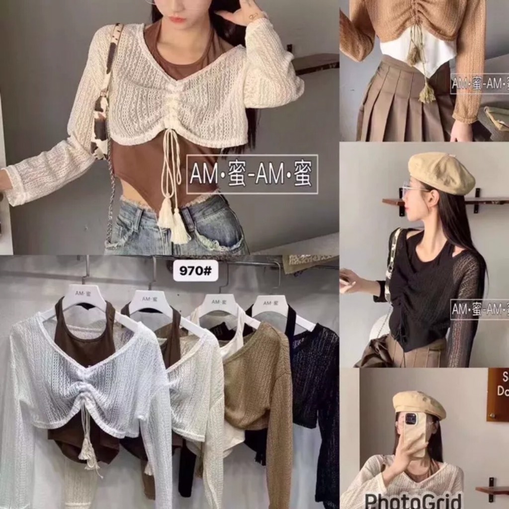 SET 3 MÓN CADIGAN CỔ YẾM - (xả 50k)