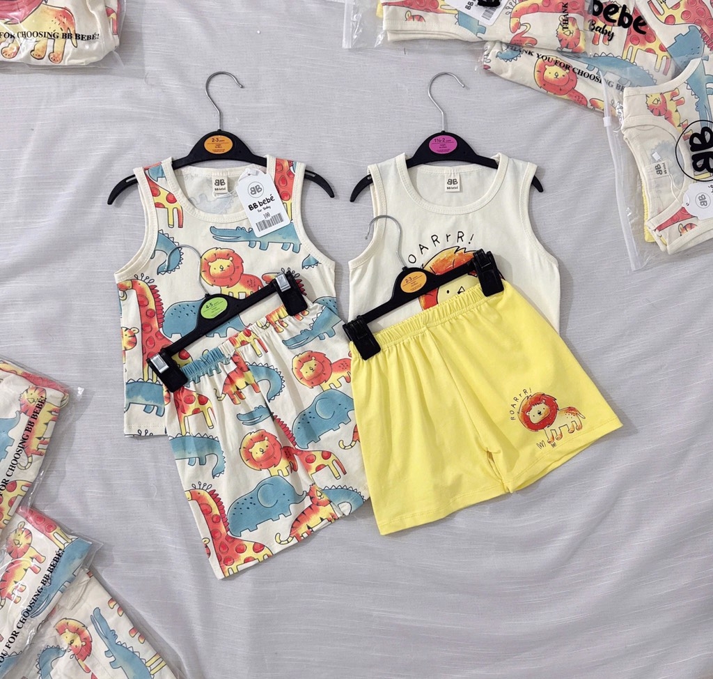 SET 2 BỘ BA LỖ SƯ TỬ VOI HƯƠU BÉ TRAI (SALE 89k)