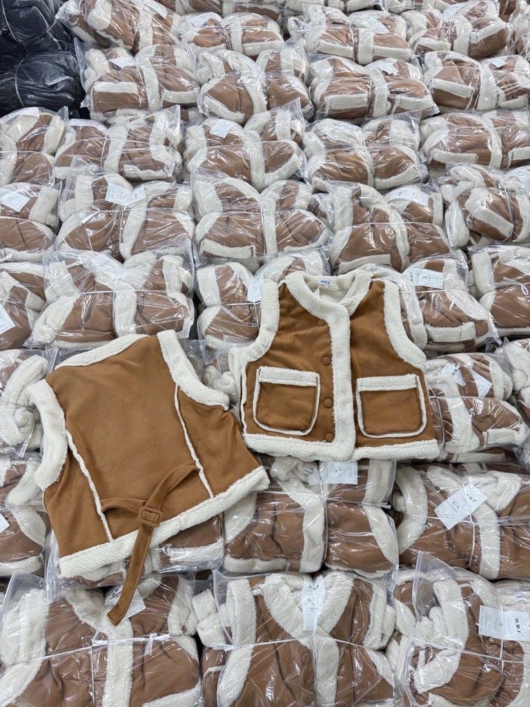 ÁO KHOÁC GILE DA LỘN LÓT LÔNG NỮ THU ĐÔNG SẴN