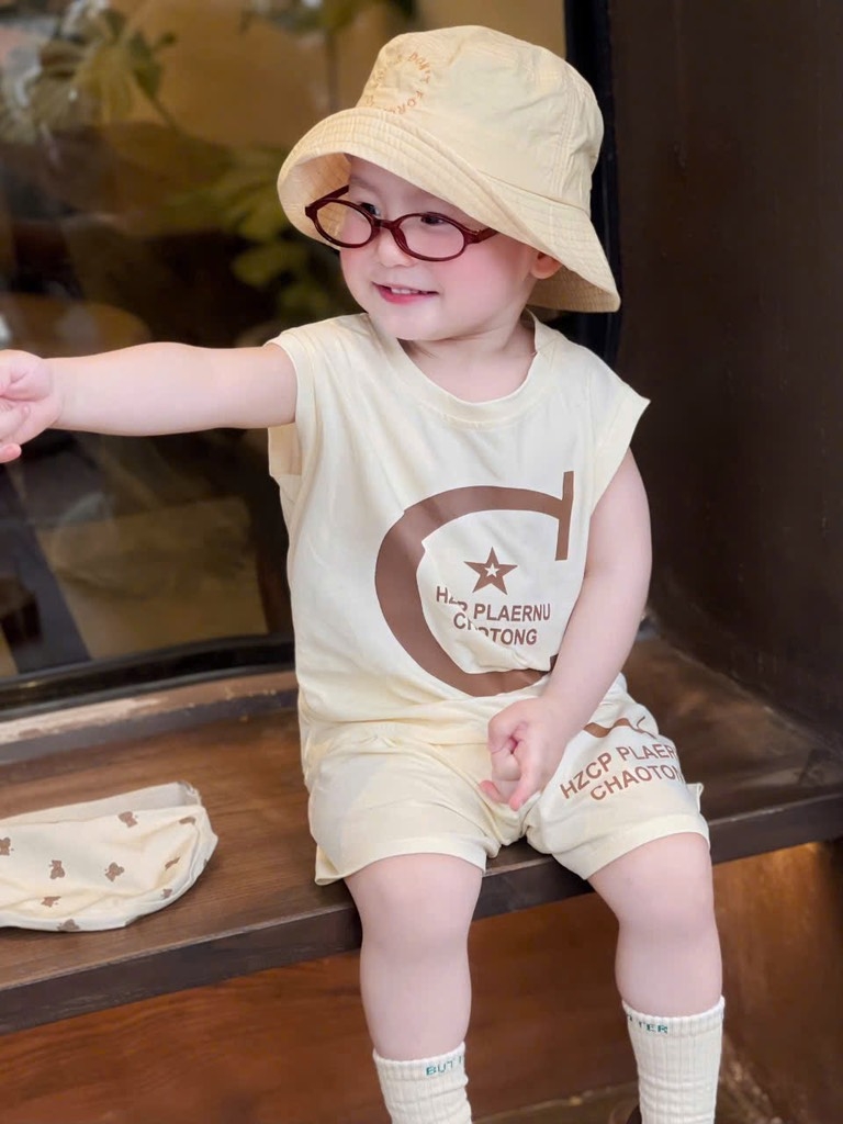 SET 2 BỘ BA LỖ CHỮ C BÉ TRAI SẴN (SALE 95k)