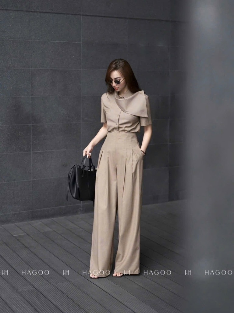 SET NÂU CỔ CÁCH ĐIỆU MIX QUẦN LY NỮ (ĐẶT SLL)