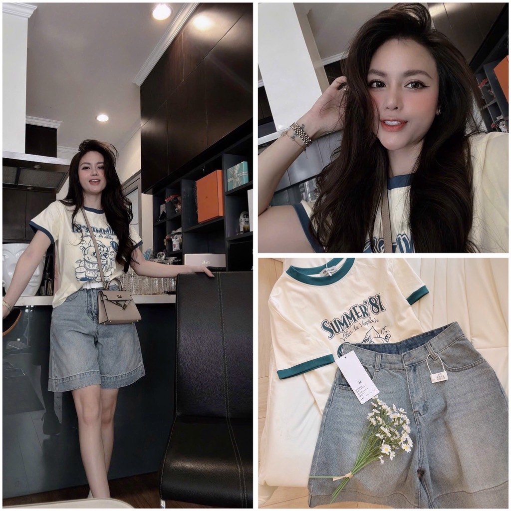 SET ĐỒ MÙA HÈ “SUMMER 81” NỮ SẴN (GIÁ GIẢM)(XẢ 119k)