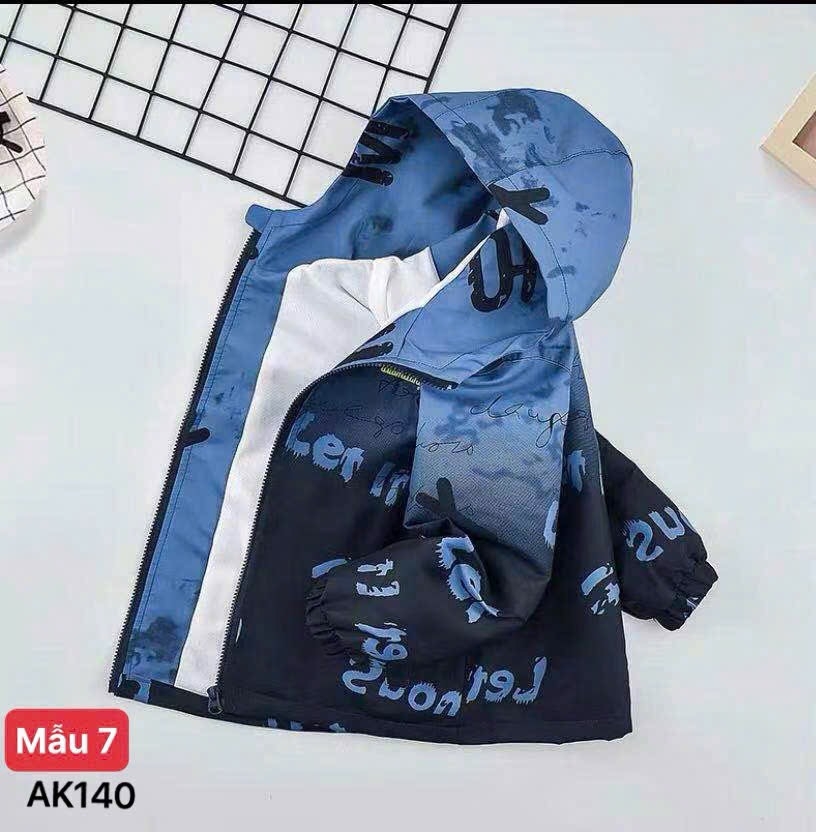 ÁO KHOÁC GIÓ SIZE ĐẠI BÉ TRAI