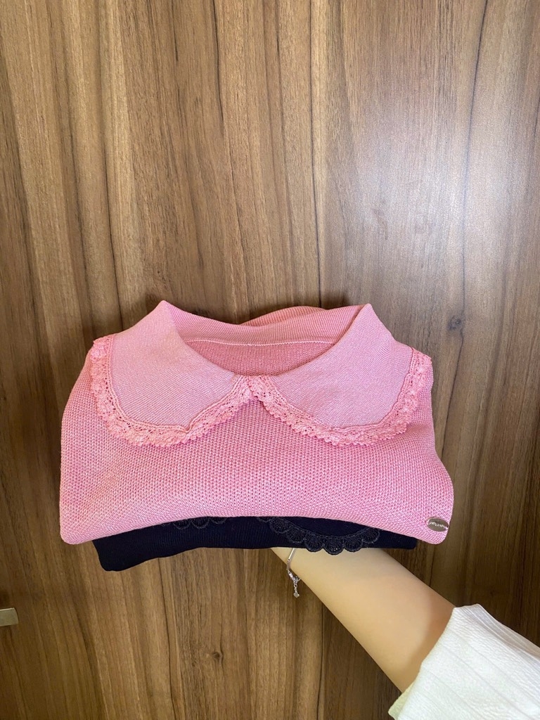 ÁO LEN CỘC CỔ SEN HOT 4 MÀU NỮ SẴN