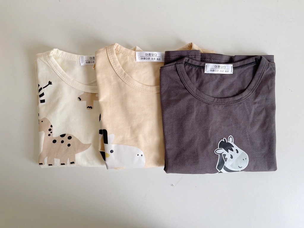 SET 3 ÁO NGỰA VẰN CHO BÉ TRAI SẴN
