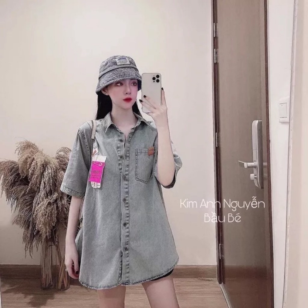 ÁO SƠ MI BÒ TAG HỒNG- xả 49k