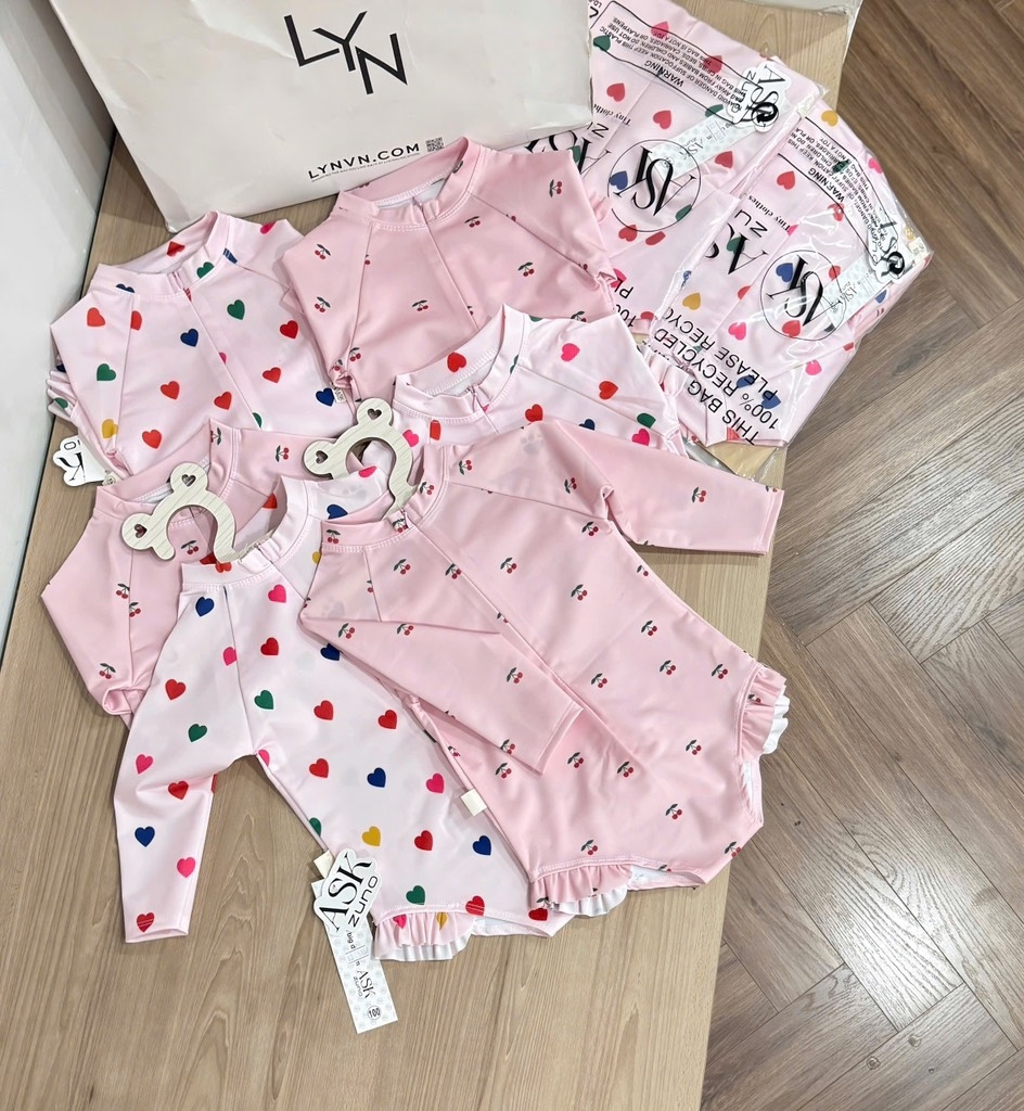 SET 2 BỘ BƠI BÉ GÁI SẴN (SALE 95k)