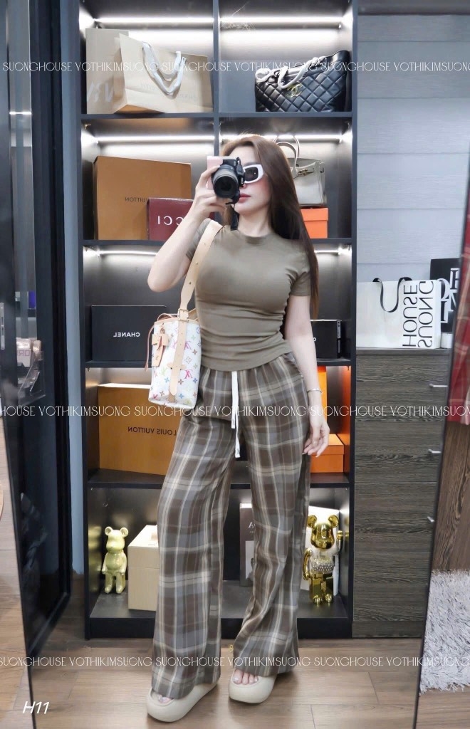 SET KẺ QUẦN 2 LI NỮ