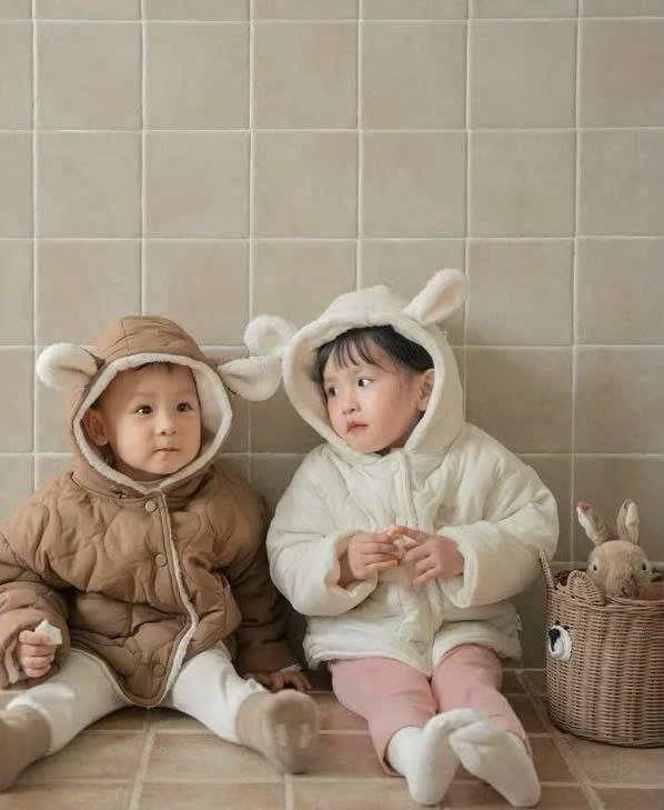 ÁO PHAO TAI THỎ BÉ GÁI BÉ TRAI