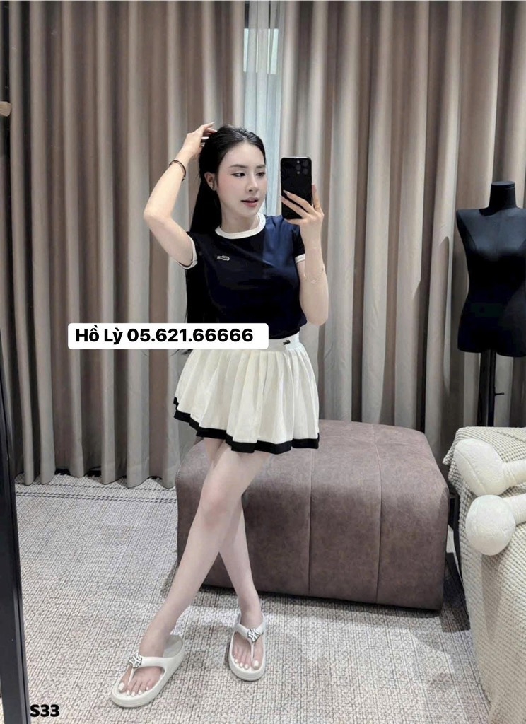 SET ÁO THAN CHÂN VÁY TRẮNG NỮ