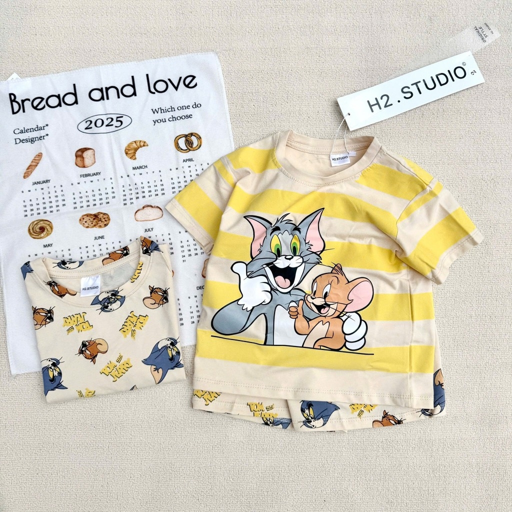SET 2 BỘ TOM JERRY VÀNG KẺ BÉ TRAI