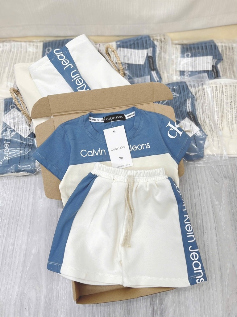 SET C.K XANH PHỐI BE CHO BÉ TRAI SẴN