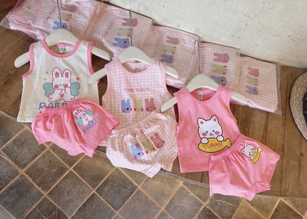 SET 3 BỘ BA LỖ THỎ YUMMY BÉ GÁI