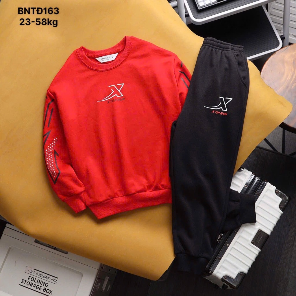 SIÊU PHẨM BỘ NỈ DA CÁ XUẤT BÉ TRAI – SIZE ĐẠI