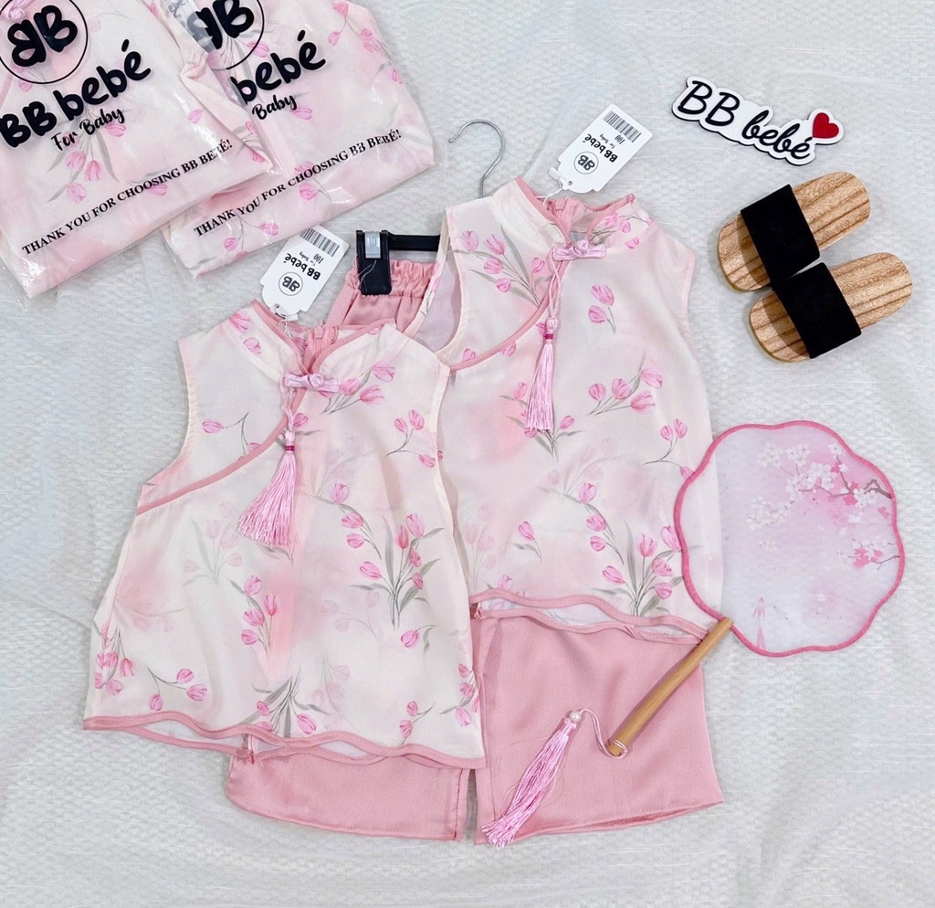 SET CÁCH TÂN HỒNG BÉ GÁI SẴN