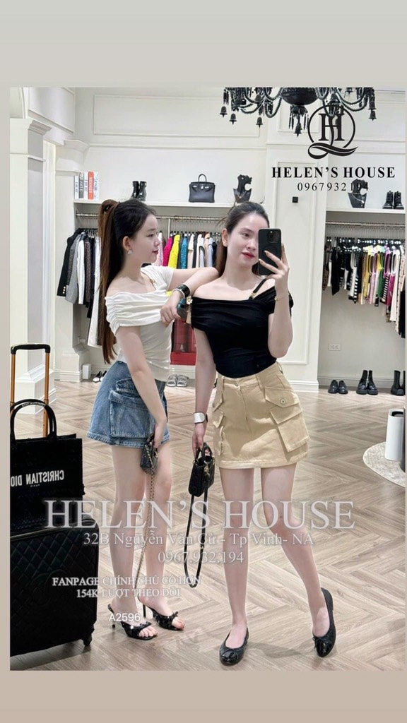 ÁO DÍP LEN NỮ VẠT VAI KÈM TAG MIU MIU THU ĐÔNG SẴN(XẢ 55 k)