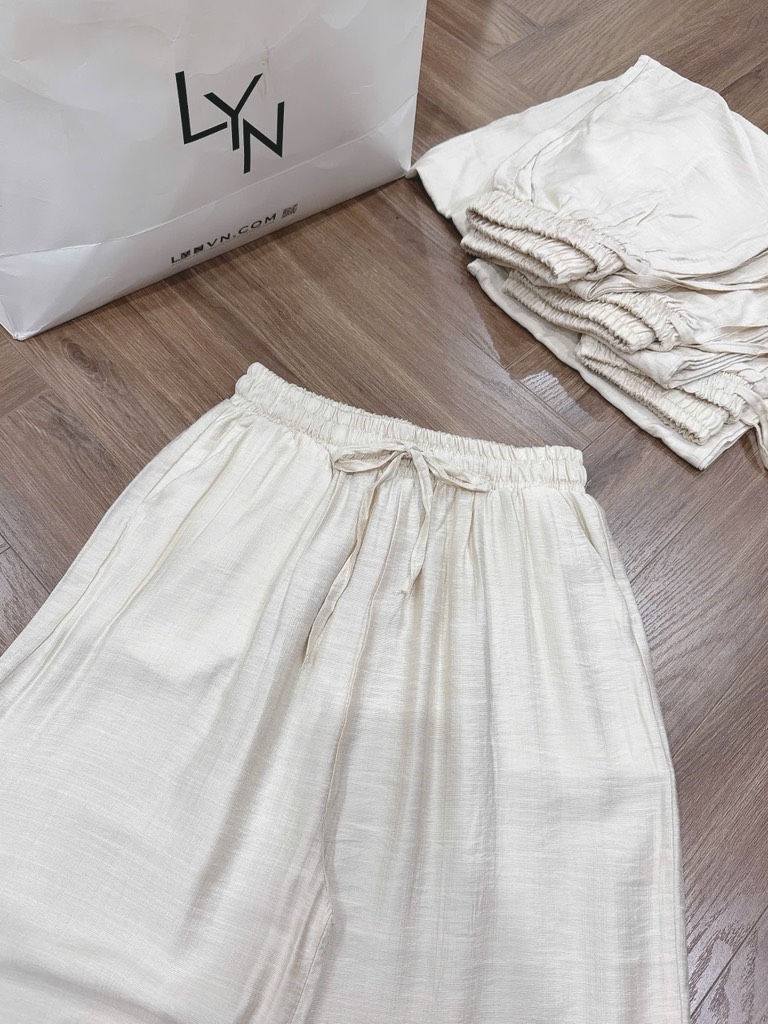 QUẦN ĐŨI DÁNG SUÔNG BUỘC DÂY NỮ