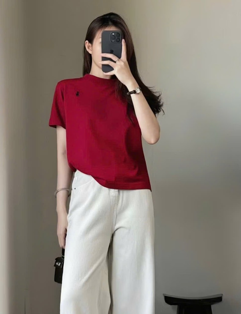 SET 3 ÁO PHÔNG THÊU NGỰA CỘC TAY NỮ SẴN( XẢ 89k)