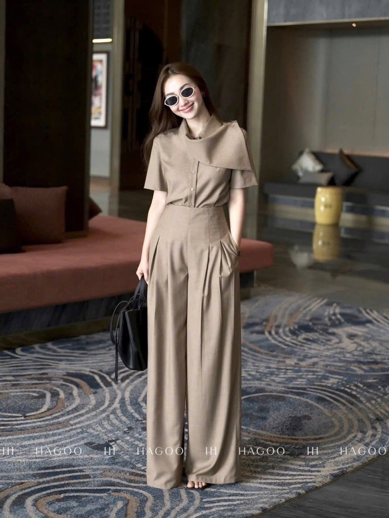 SET NÂU CỔ CÁCH ĐIỆU MIX QUẦN LY NỮ (ĐẶT SLL)