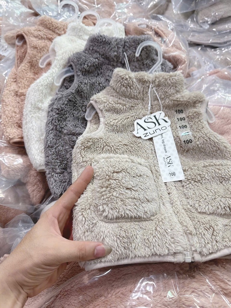 ÁO GHILE LÔNG DÀI HÀNG TUỒN 5 MÀU BÉ TRAI BÉ GÁI