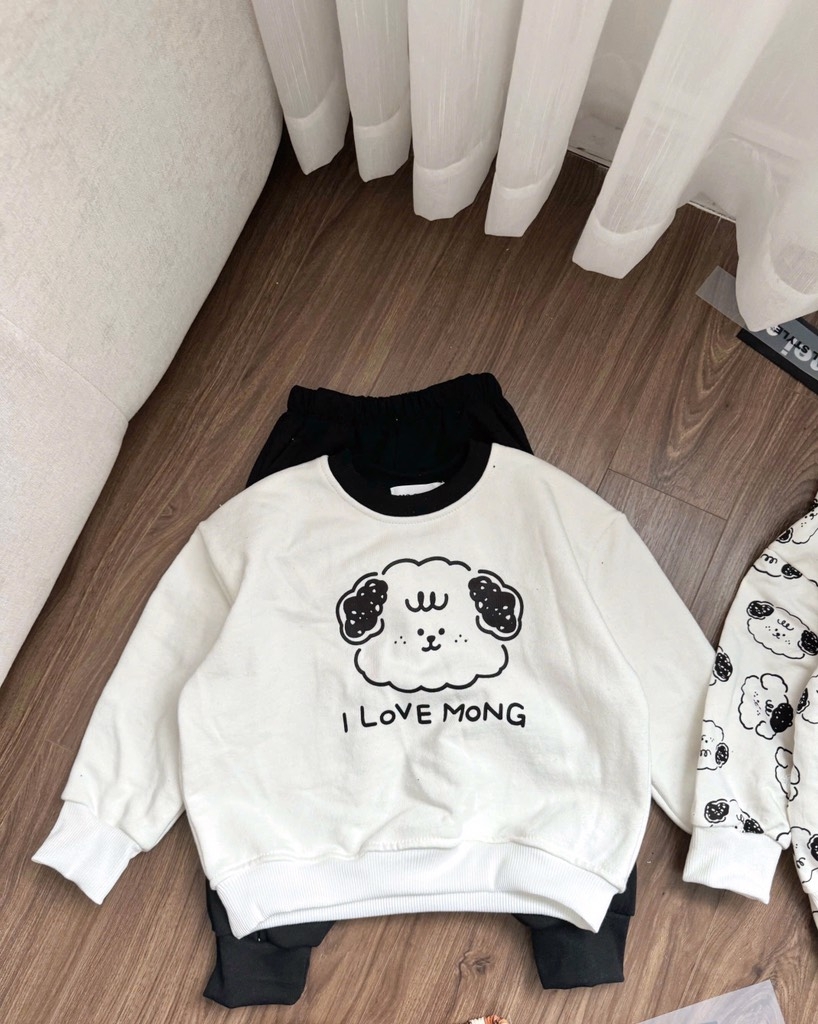 BỘ NỈ DÀI BST COVER BÉ TRAI 4 MÀU