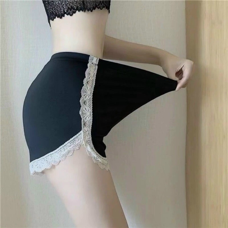 QUẦN MẶC VÁY, QUẦN ĐÙI COTTON VIỀN REN QUẦN LÓT SẴN(XẢ 10k)