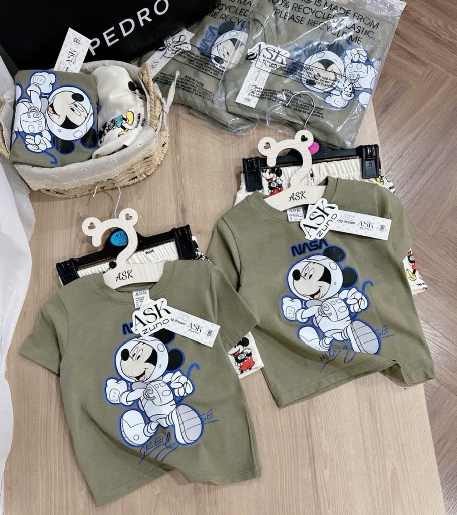 SET BỘ CỘC MICKEY RÊU BÉ TRAI SẴN( xả 59k )