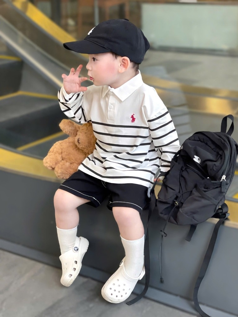 SET 3 ÁO POLO DÀI TAY BÉ TRAI