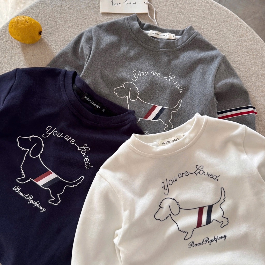 SET 3 ÁO ZIP LÔNG CHÓ THOM DÀI TAY BÉ TRAI