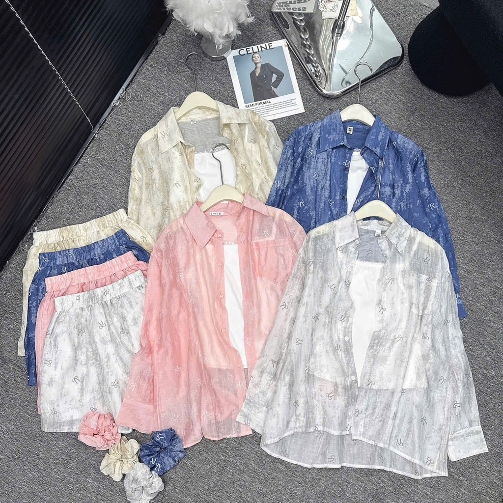 SET SƠ MI TƠ 4 MÓN NỮ