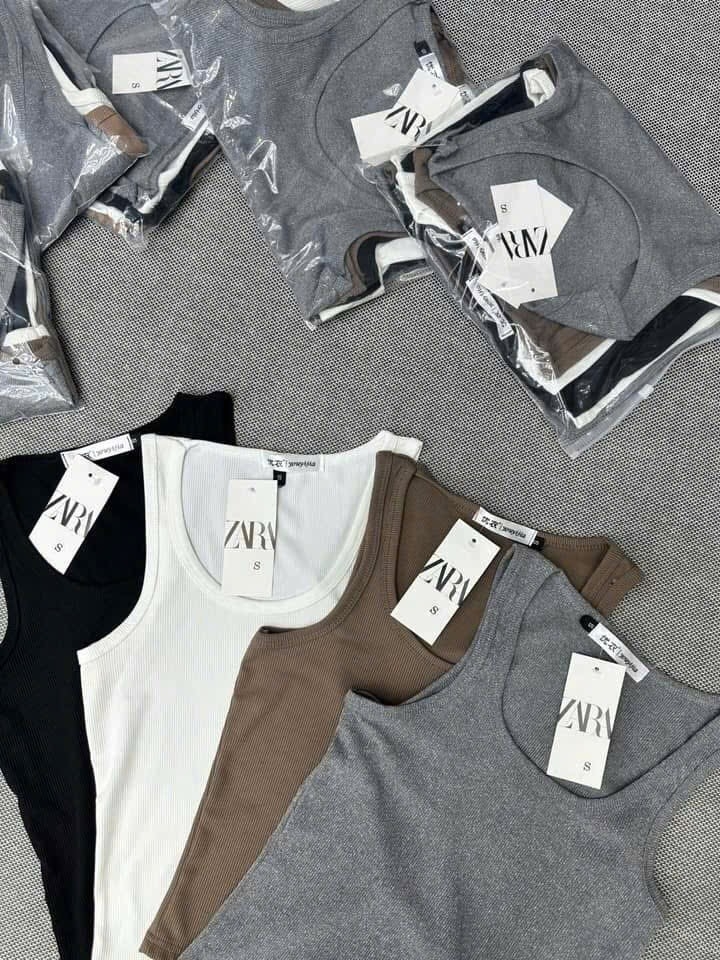 SET 4 ÁO BA LỖ TĂM XÁM TRẮNG NÂU ĐEN NỮ SẴN(XẢ 80k)