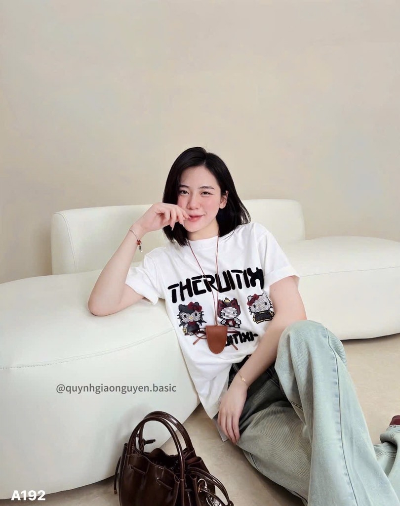 ÁO PHÔNG THERUITIXI HELLO KITTY CHO NỮ SẴN