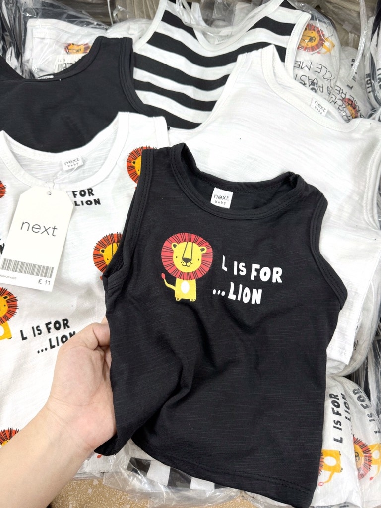 SET 5 ÁO BA LỖ SƯ TỬ NEXT BÉ TRAI (SALE 79k)