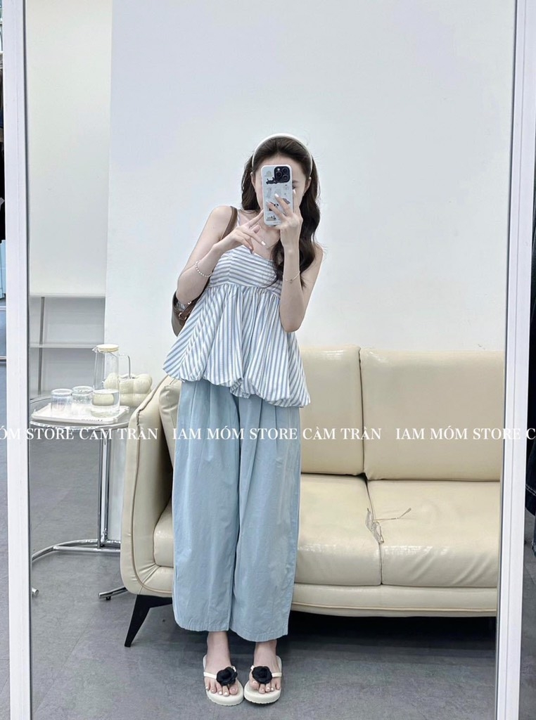 SET ÁO 2S NỮ MIX QUẦN THỤNG SẴN(sale 135k)