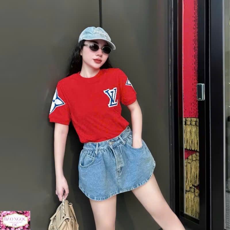 ÁO PHÔNG LV PHOM VỪA 2 MẦU NỮ SẴN (SALE 59K)
