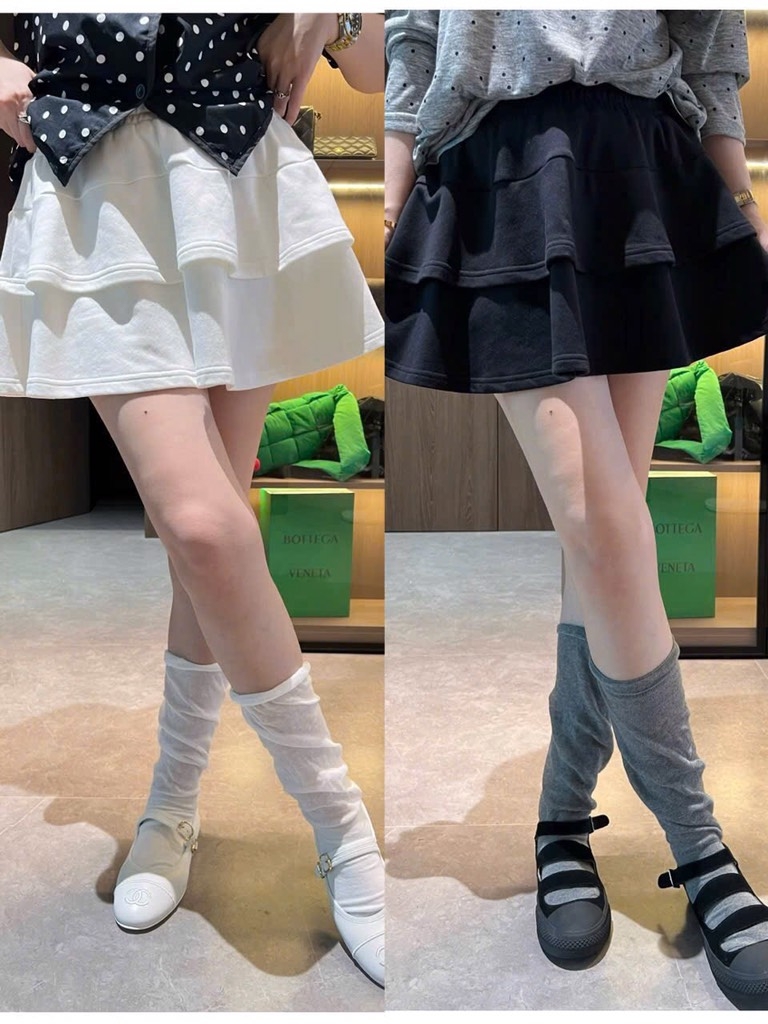 CHÂN VÁY NGẮN XOÈ TẦNG NỮ