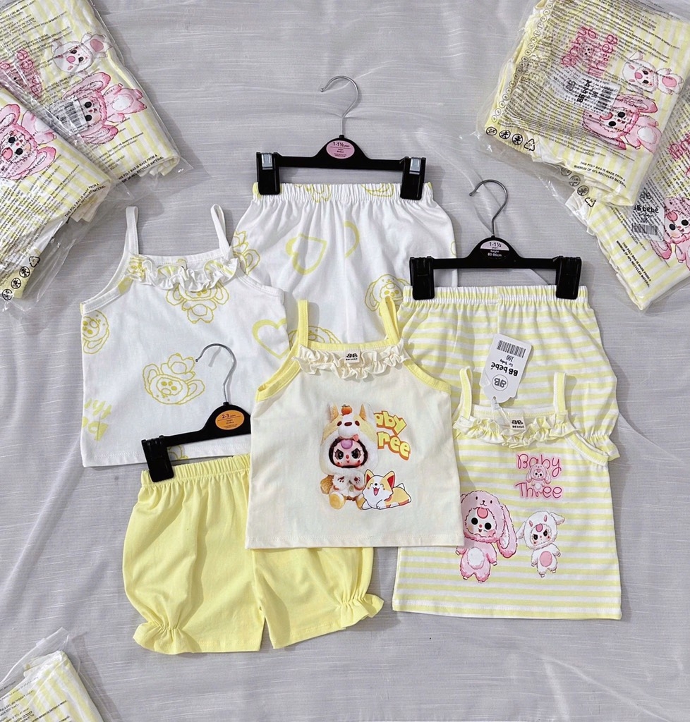 SET 3 BỘ 2 DÂY BB3 VÀNG BÉ GÁI SẴN( xả 99k)