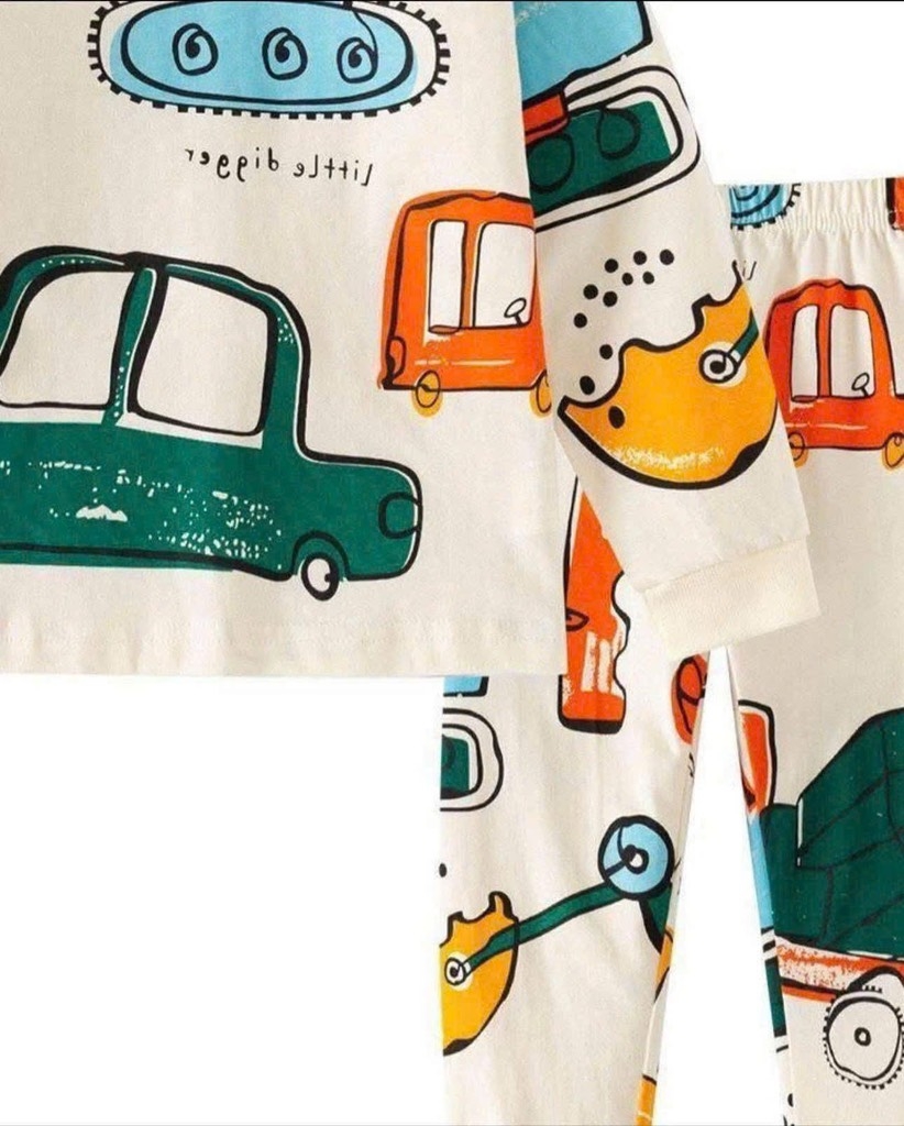 SET BỘ DÀI HOẠ TIẾT Ô TÔ MÁY XÚC BÉ TRAI