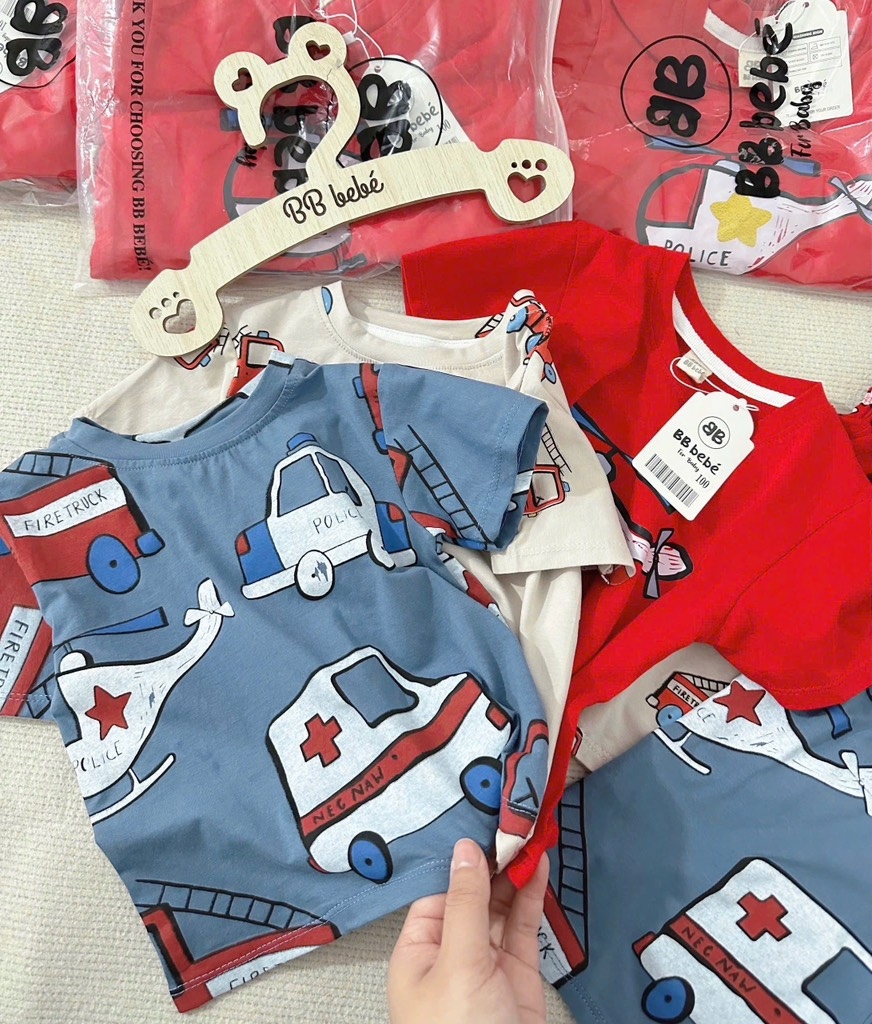 SET 3 BỘ CỘC Ô TÔ CỨU HOẢ BÉ TRAI SẴN (XẢ 99k)
