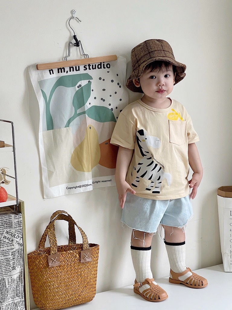 SET 3 ÁO NGỰA VẰN CHO BÉ TRAI SẴN