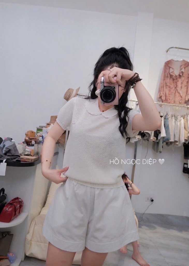 ÁO LEN CỘC CỔ SEN HOT 4 MÀU NỮ SẴN