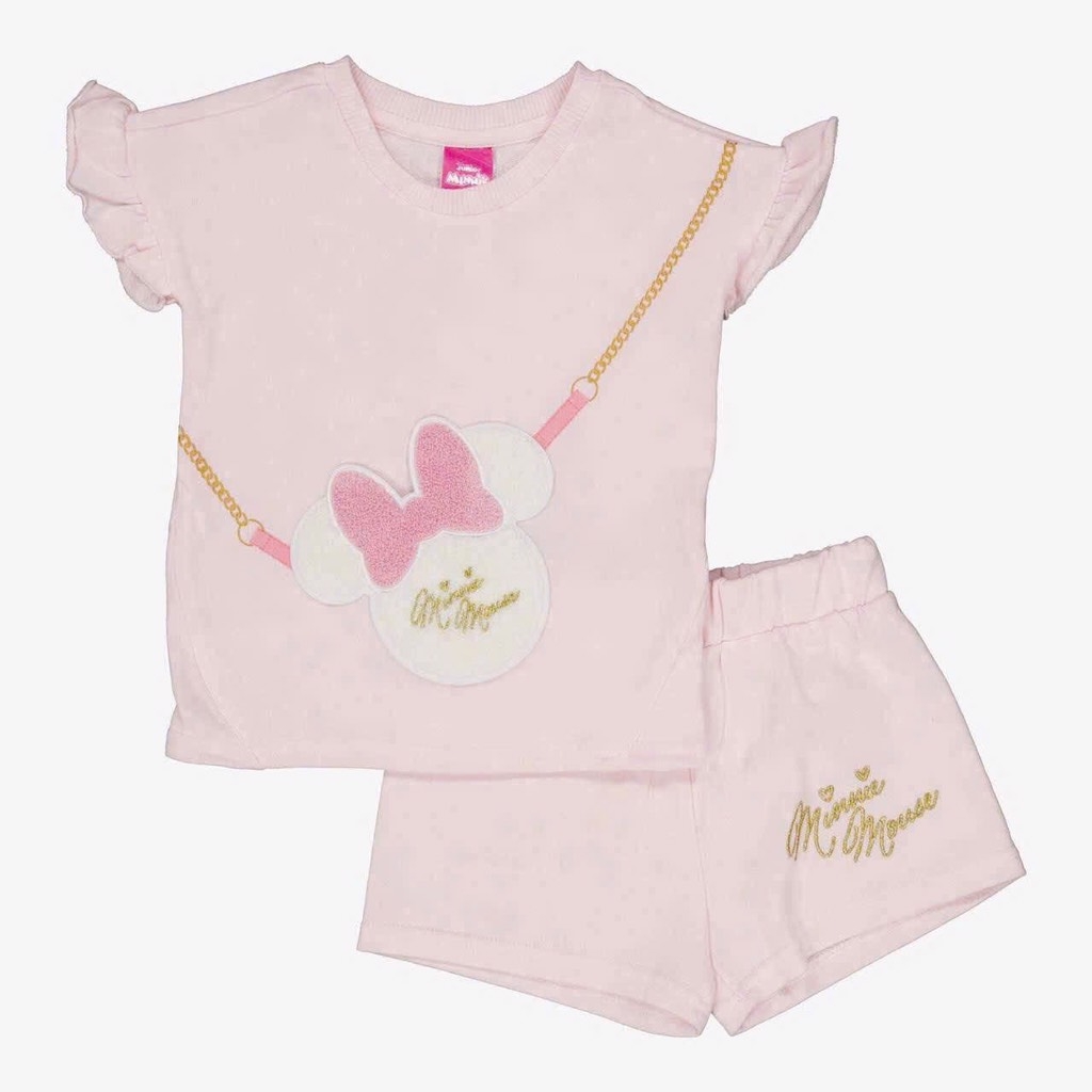 SÉT BỘ MINNIE THÊU ĐÁP LÔNG NỔI BÉ GÁI