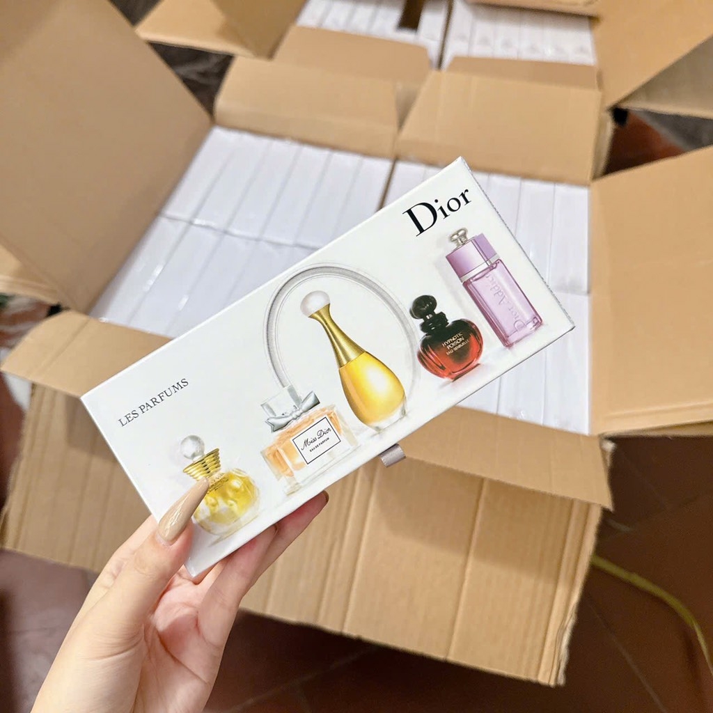 TRANG SỨC NƯỚC HOA - SET NƯỚC HOA DIOR 5 CHAI SẴN