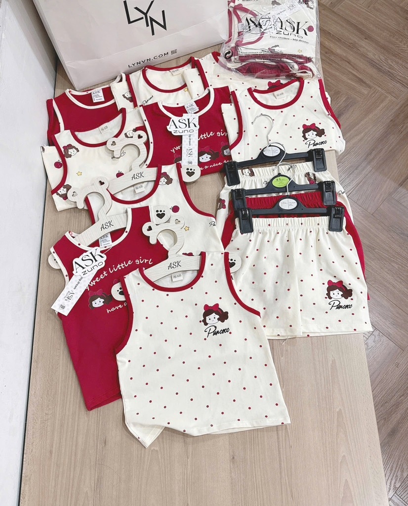 SET 3 BỘ SÁT NÁCH TONE ĐỎ BÉ GÁI( xả 109k)