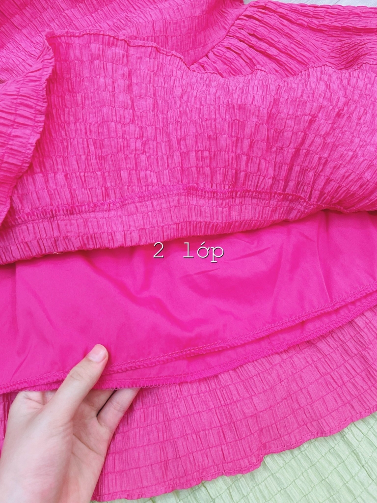 VÁY XỐP CHUN LƯNG CHÂN BÈO - XẢ 79k