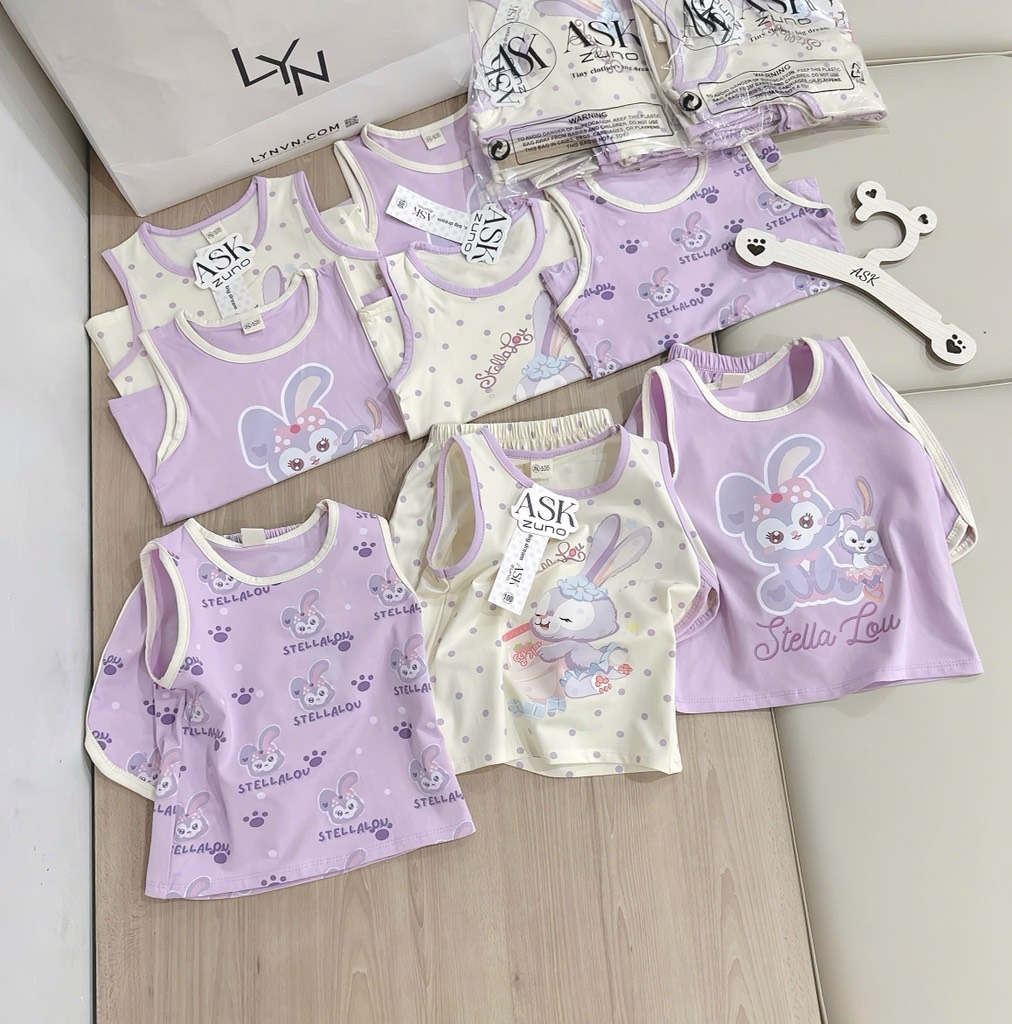SET 3 BỘ TÍM STELLA LU BÉ GÁI ( xả 99k)