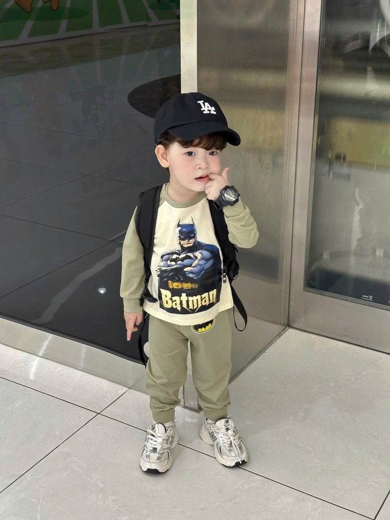 SET 2 BỘ DÀI BATMAN TONE RÊU BÉ TRAI SẴN